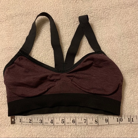Lululemon Seamless Hold Your Om Sports Bra Bundle of 3 Blue Peach Black Cherry - Picture 6 of 16